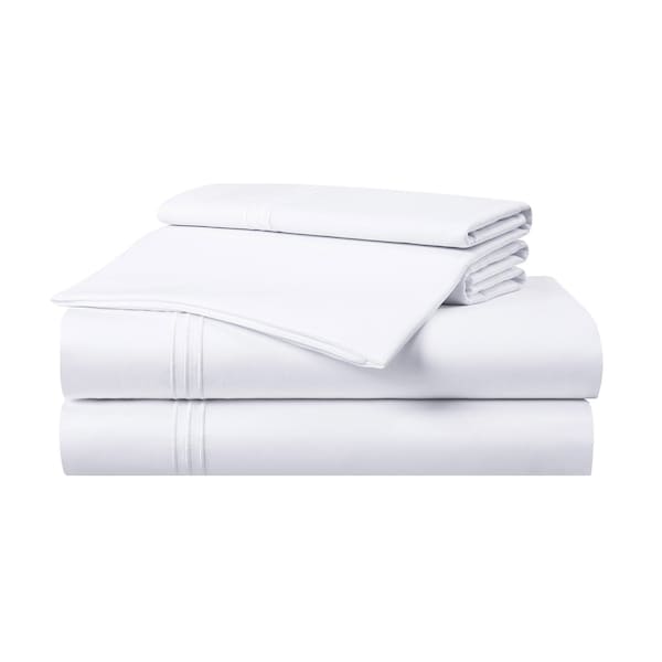 Monarch Brands Aston & Arden Sateen - King, White P-SS-T600-KG-WH - main